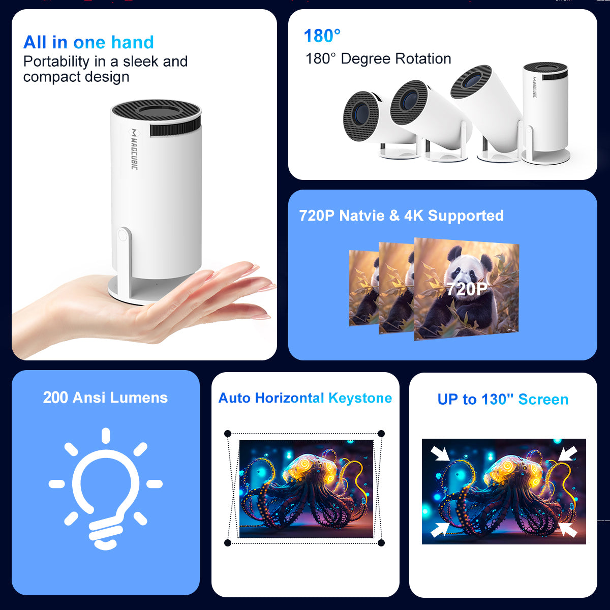 Mini Portable Pro Projector