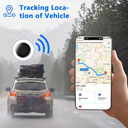 GPS Tracker for Vehicles - (Available for Android and iOS) Waterproof, Drop-Resistant,Real-Time Mini Tracker Device for Vehicles, No Monthly Fee Subscription No SIM Card Required