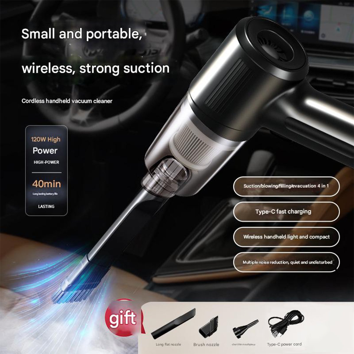 Handheld Car Vacuum Cleaner